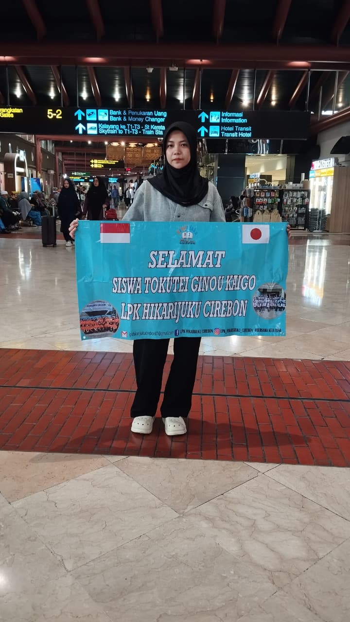 Penerbangan Siswa tg kaigo LPK Hikarijuku Cirebon
