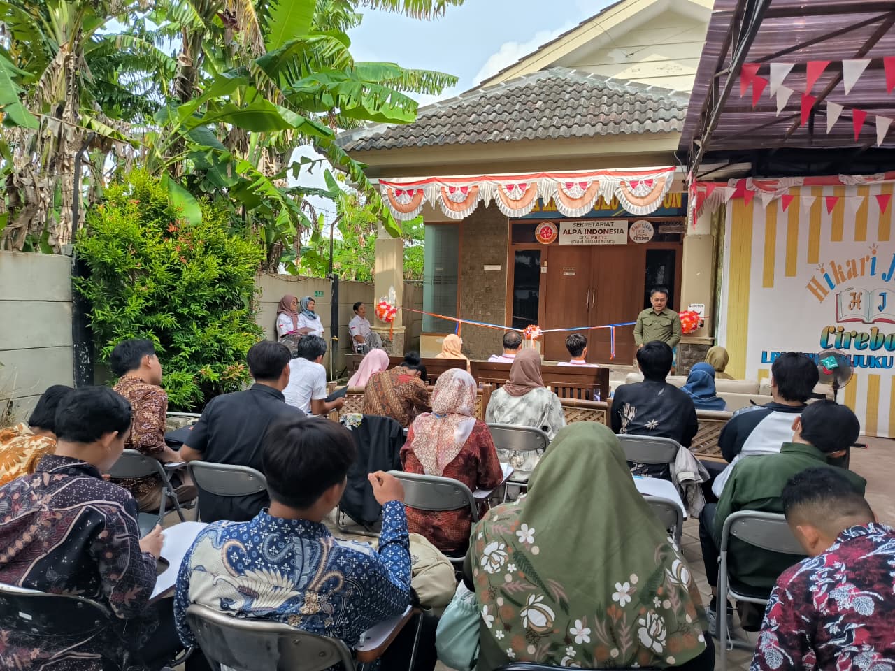 Peresmian kantor Kesekretariatan ALPA INDONESIA di LPK Hikarijuku Cirebon