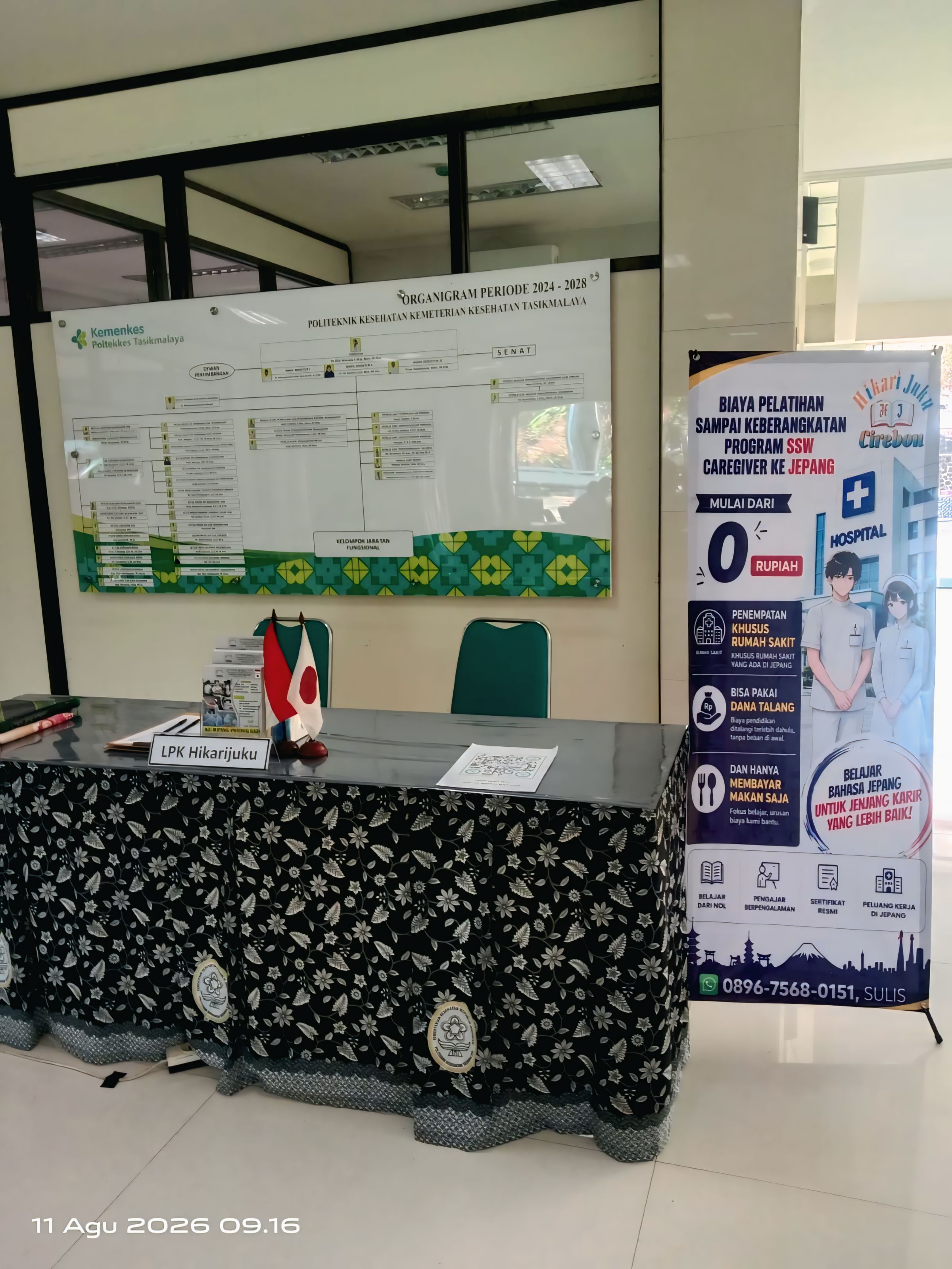 JOB FAIR PEREKRUTAN PROGRAM TG TENAGA KERJA KESEHATAN UNTUK PENEMPATAN DI RUMAH SAKIT YANG ADA DI JEPANG